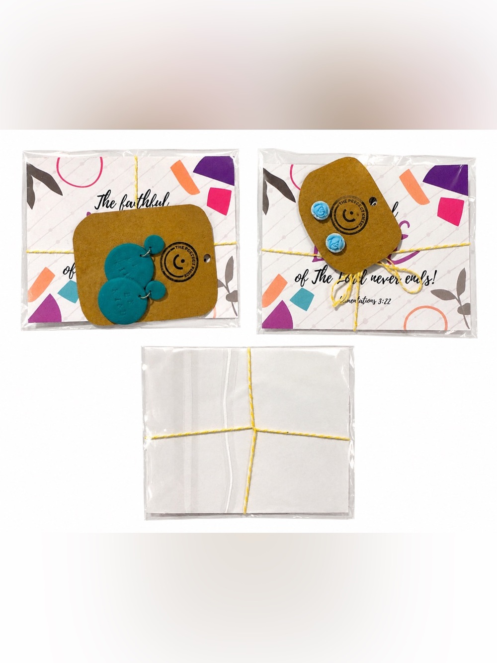 ✨ SCRIPTURE CARDS + HANDMADE CLAY EARRINGS ✨
